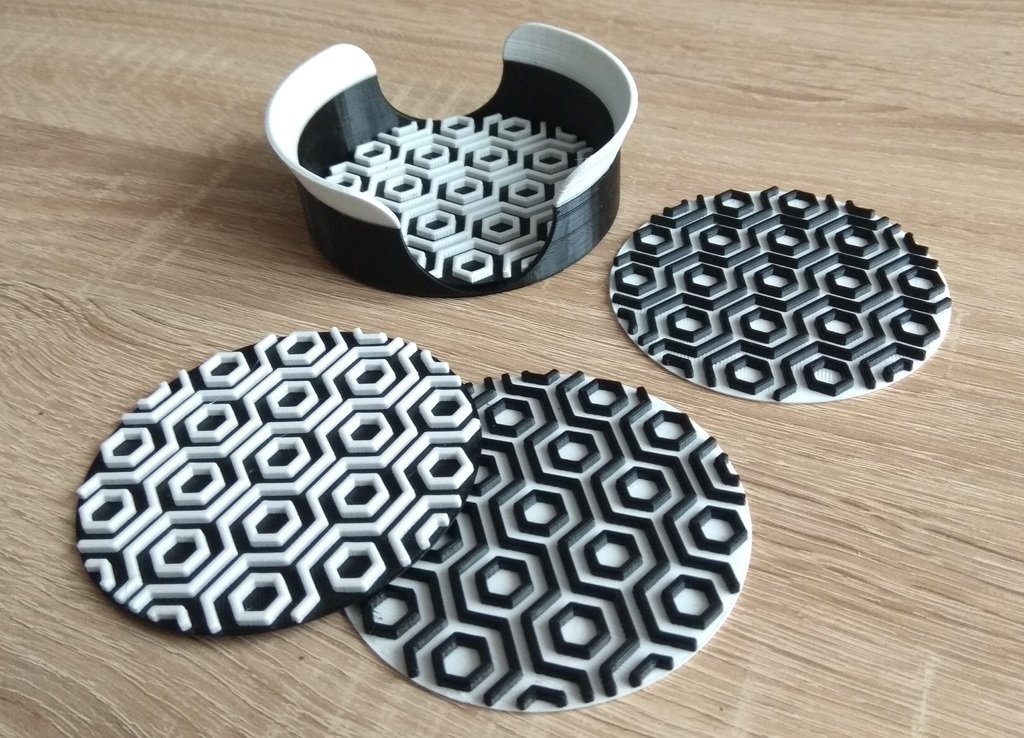 Art Deco Coaster Set